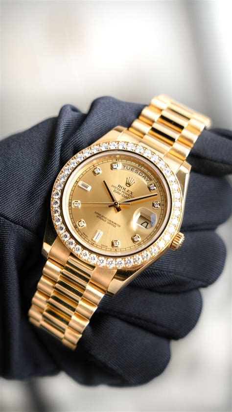 rolex daydate ii goud|rolex perpetual day date price.